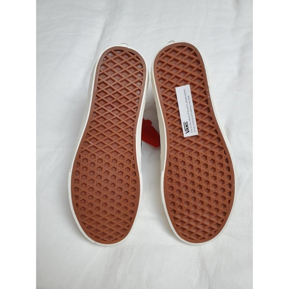 High Top Vans Floral Patchwork Style Sneakers Size 9 Boho Chic Classic - Picture 3 of 16